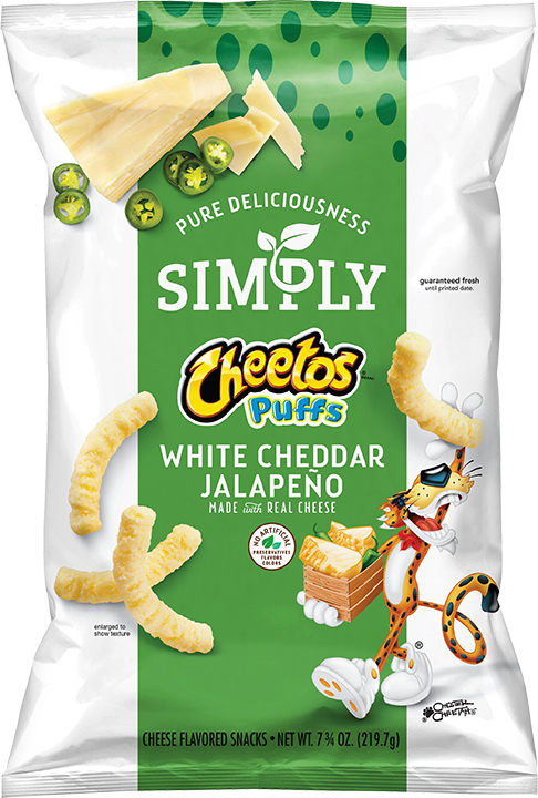 domineren Gevestigde theorie Taalkunde Simply CHEETOS® Puffs White Cheddar Jalapeño Cheese Flavored Snacks | Simply Frito Lay® domineren Gevestigde theorie Taalkunde Simply CHEETOS® Puffs White Cheddar Jalapeño Cheese Flavored Snacks | Simply Frito Lay®