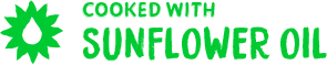 Cooked with Sunflower Oil Green claim