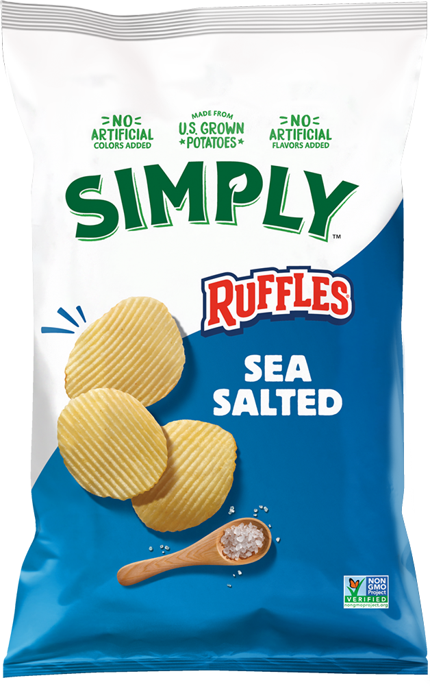 Bag of RUFFLES SEA SALTED