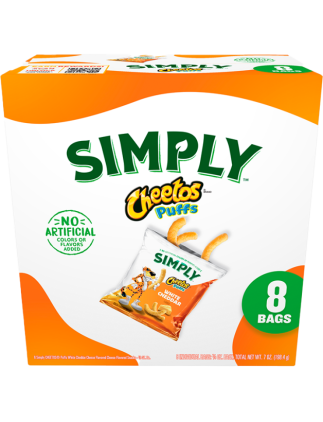 SIMPLY CHEETOS® Puffs White Cheddar Cheese Flavored Snacks Multi-Pack