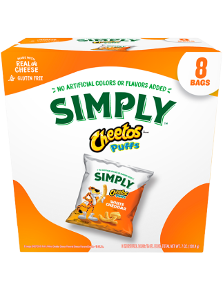 SIMPLY CHEETOS® Puffs White Cheddar Cheese Flavored Snacks Multi-Pack