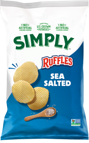 RUFFLES SEA SALTED