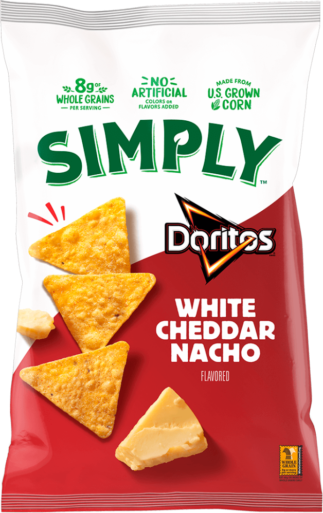 Bag of Doritos WHITE CHEDDAR NACHO