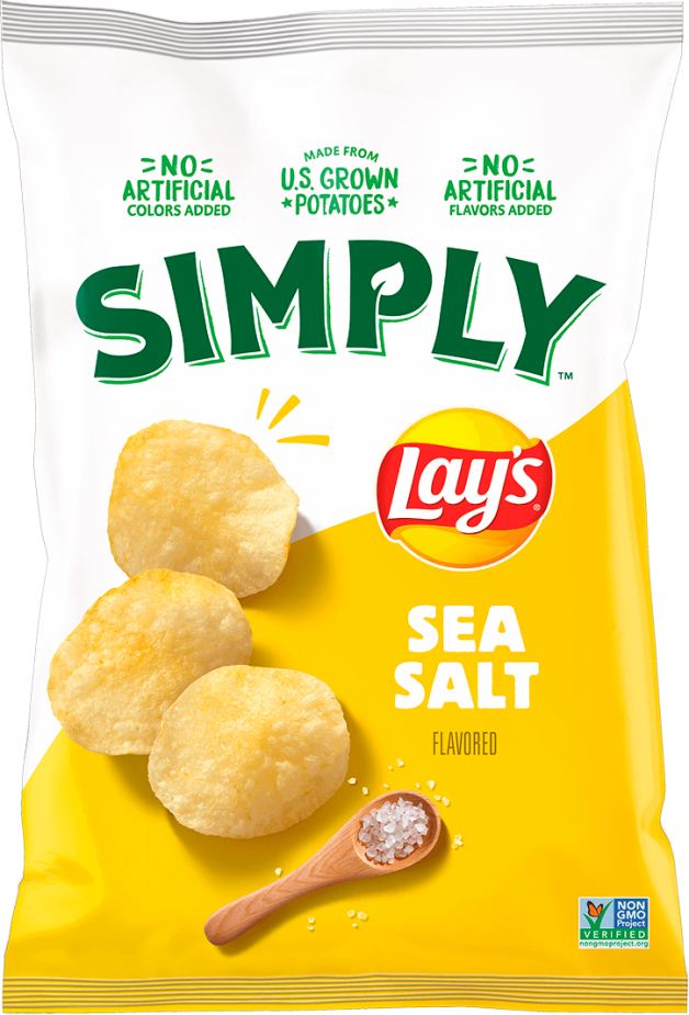Bag of Lay’s sea salt