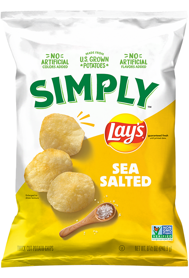 Bag of Lay’s sea salt