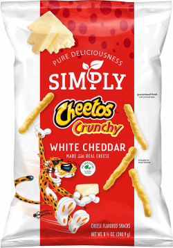 Simply CHEETOS® Crunchy White Cheddar Cheese Flavored Snacks